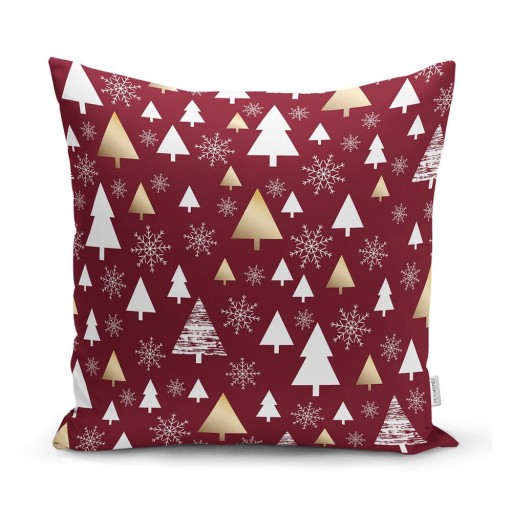 Față de pernă din material textil 43x43 cm cu model de Crăciun – Mila Home
