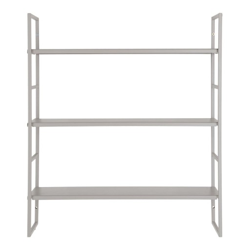 Raft gri deschis etajat din metal 48 cm Beja – House Nordic