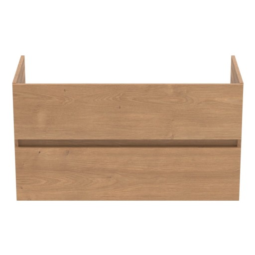 Dulap sub chiuvetă în culoare naturală suspendat cu aspect de lemn de stejar 100x55 cm Eurovit+ – Ideal Standard