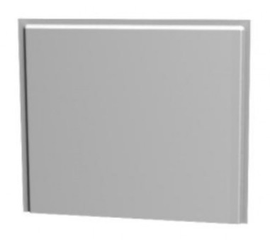 Masca laterala Kolo Uni2 80cm MDF cu invelis PVC  pentru cazi rectangulare