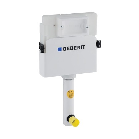 Rezervor incastrat Geberit Delta UP100 de 12 cm grosime  cu actionare frontala