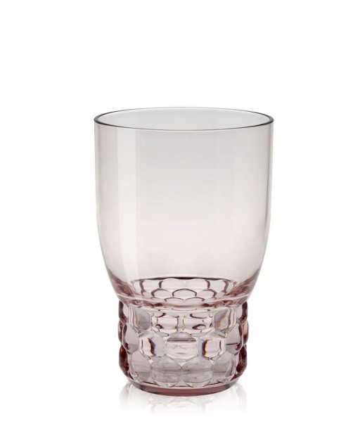 Pahar apa Kartell Jellies Family design Patricia Urquiola  d 8.5cm  h13cm  roz transparent