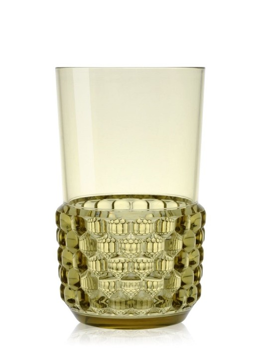 Pahar cocktail Kartell Jellies Family design Patricia Urquiola  d 8.5cm  h15cm  verde transparent