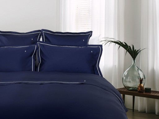 Cearceaf superior Tommy Hilfiger Arthur 2 240x300cm  Albastru Navy