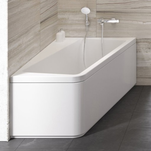 Panou frontal pentru cada asimetrica Ravak Concept 10° 170cm dreapta  alb