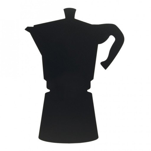 Tabla de scris autoadeziva Securit Silhouette Moka 39x29x0 3cm  include marker creta  negru