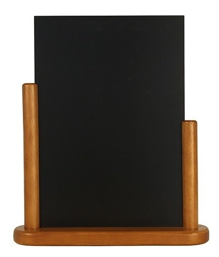 Tabla de scris Securit Elegant 32 3x27x7 1cm cu rama de lemn  teak