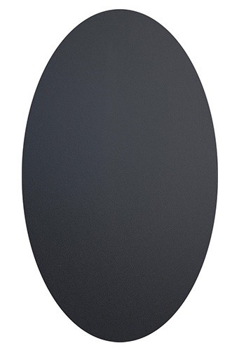 Set 8 etichete ovale autoadezive tip tabla de scris Securit 4 7x8x0 004cm  negru