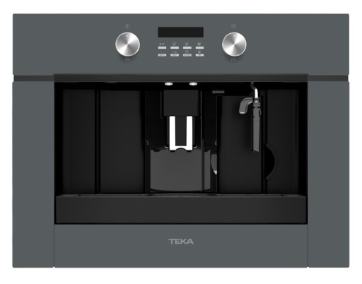 Espressor incorporabil Teka CLC 855 GM ST pompa 15 bari  functie de auto-curatare; rasnita cafea cu 13 trepte  program automat de decalcifiere  Cristal Stone Grey/Infinity Glass