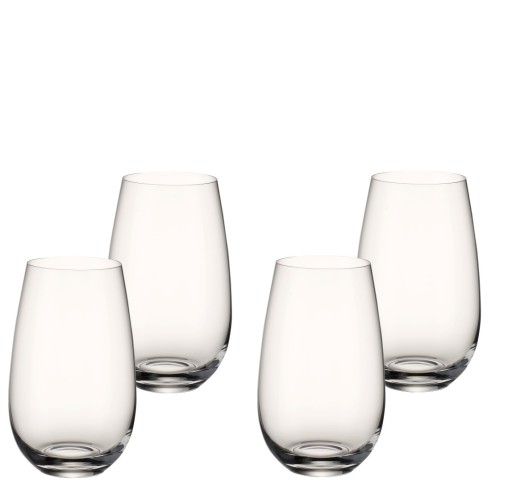 Set 4 pahare apa Villeroy & Boch Entree Tumbler 3 143mm  0 62 litri