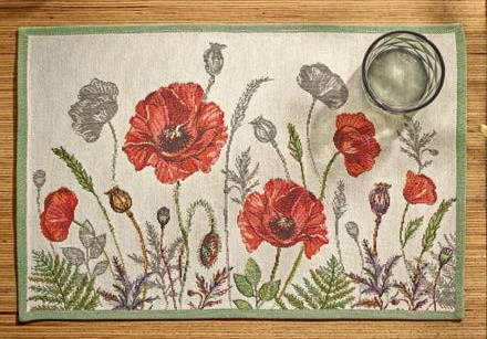 Suport farfurii Sander Gobelins Poppy Meadow 32x48cm  40 natur