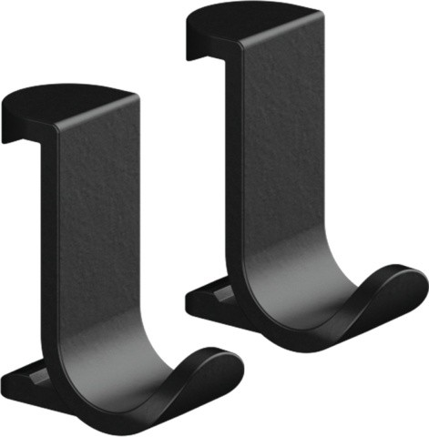 Set 2 agatatori Hansgrohe WallStoris cu fixare pe bara suport  negru mat