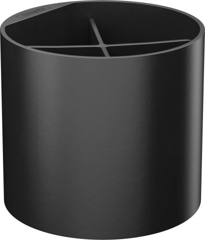 Pahar Hansgrohe WallStoris cu fixare pe bara suport  negru mat