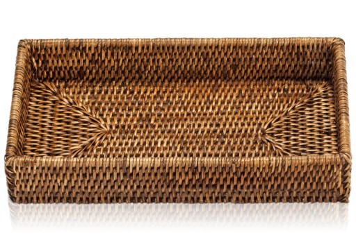 Cos pentru cosmetice Decor Walther Basket  5 x 30 x 16cm  ratan dark