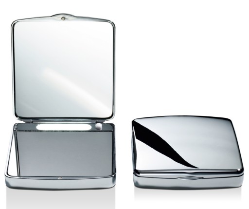 Oglinda cosmetica de buzunar Decor Walther x7  2.5 x 9.5 x 10cm  crom