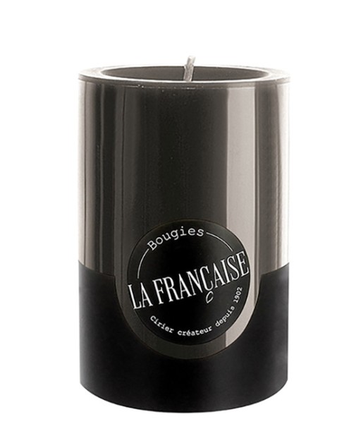 Lumanare La Francaise Colorama Cylindre Timeless d 7cm  h 10cm  50 ore  negru
