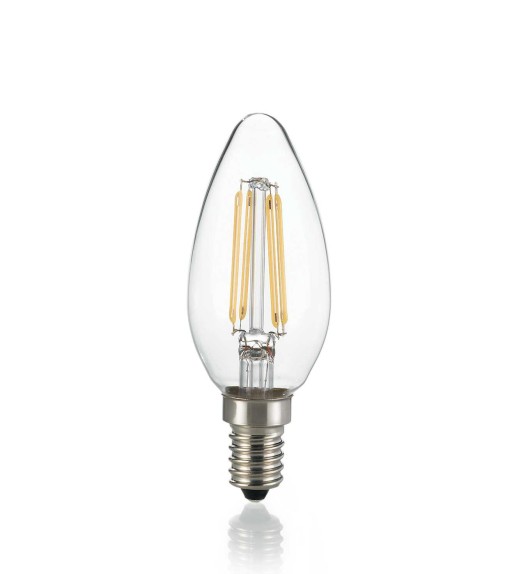 Bec Ideal Lux Oliva E14 4W  3000K  25000 h  CRI80  transparent