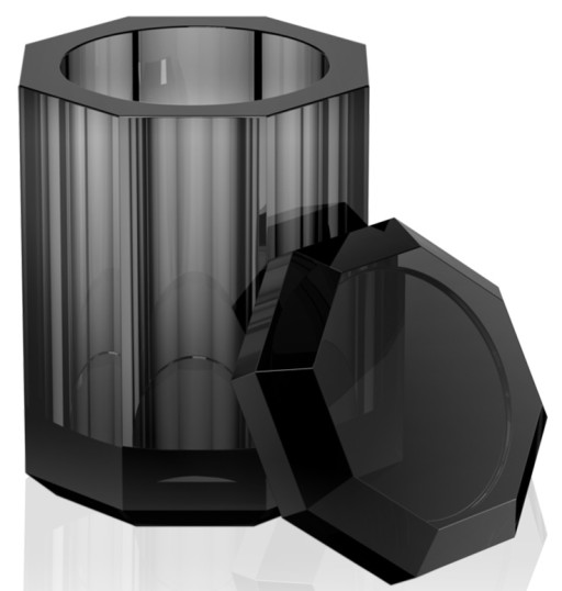 Cutie cu capac Decor Walther Kristall KR BMD  14x9cm  antracit