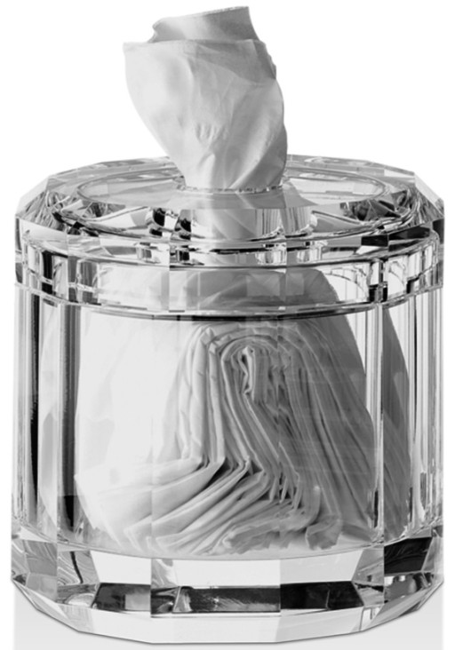 Cutie servetele Decor Walther Kristall KR KB  15x15cm  transparent
