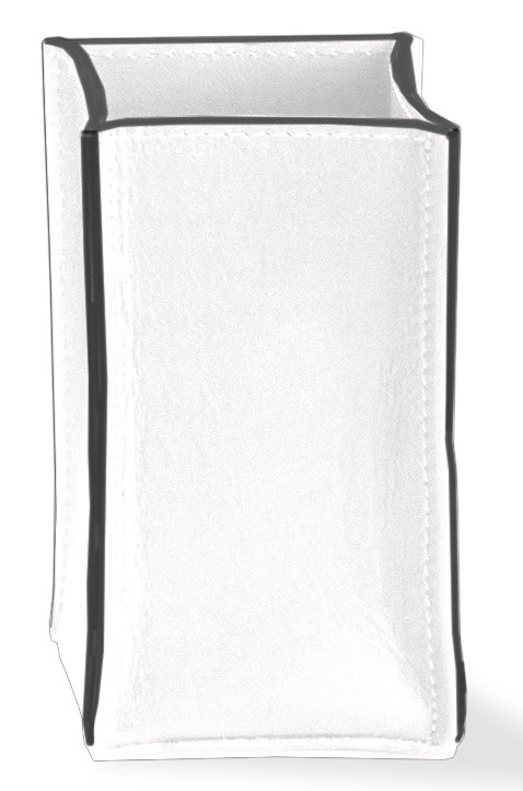 Cutie Decor Walther Nappa KOE  h12.5cm  piele  alb