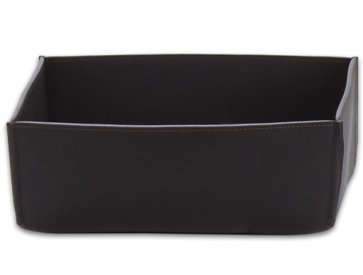 Cutie Decor Walther Nappa UTB  25x17cm  piele  negru-maro