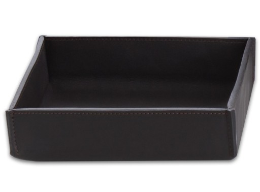 Tava Decor Walther Nappa TAB S  17x17cm  piele  negru-maro