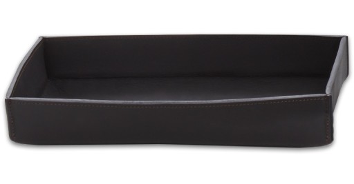 Tava Decor Walther Nappa TAB L  29x17cm  piele  negru-maro