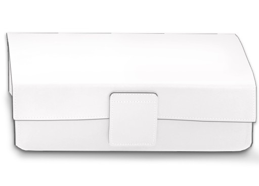 Cutie cu capac Decor Walther Nappa UTBD  25x17cm  piele  alb