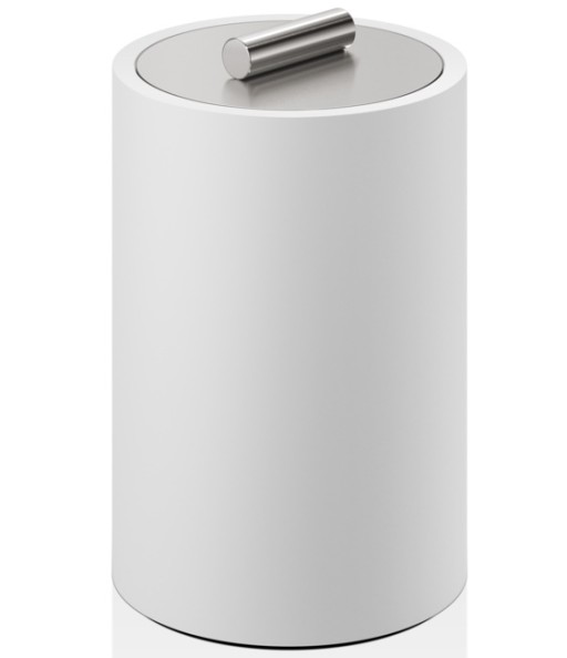 Cutie cu capac Decor Walther Stone DMD L  16x10cm  alb-inox mat