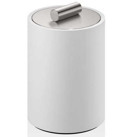 Cutie cu capac Decor Walther Stone DMD S  11x8cm  alb-inox mat
