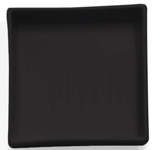 Tava multifunctionala Decor Walther Porzellan DW 616  2.3x11x11cm  negru