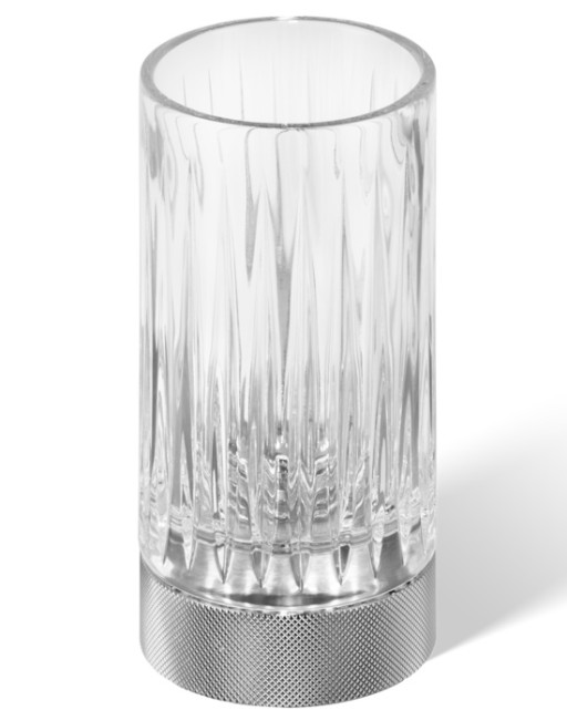 Pahar Decor Walther Club SMG  h 12.5cm  cristal fatetat  crom