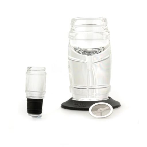 Aerator de vin Koala Barrel cu filtru detasabil si husa  acril transparnt