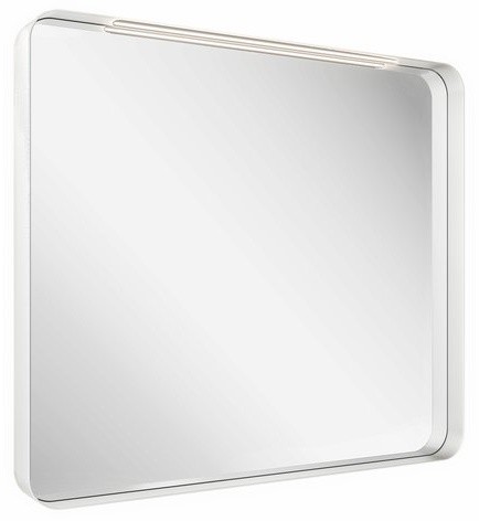 Oglinda cu iluminare LED Ravak Strip 90x70cm  rama alba  IP44