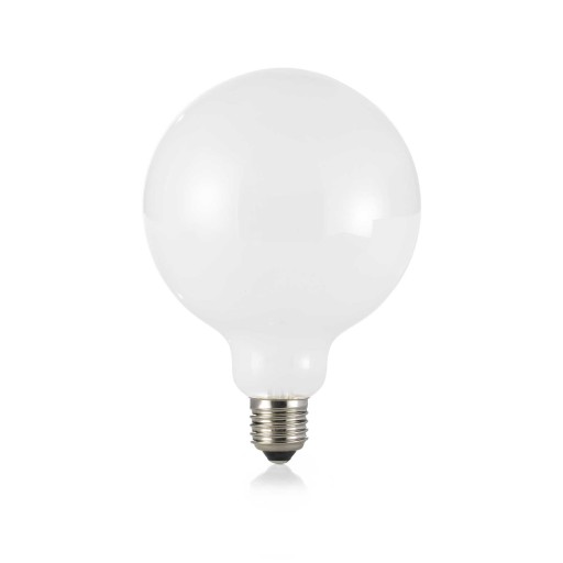 Bec Ideal Lux Globo E27 D125 08W 3000K  CRI80  alb