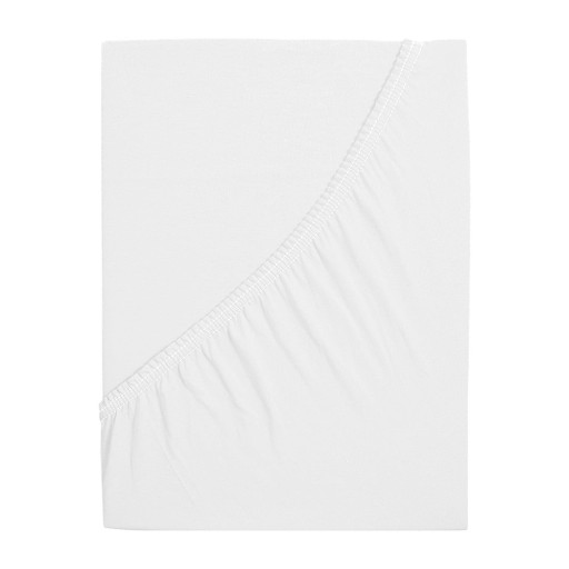 Cearceaf alb cu elastic 120x200 cm – B.E.S.