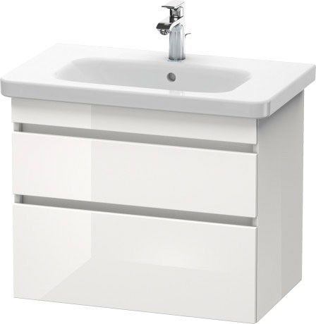 Dulap baza Duravit DuraStyle cu doua sertare  73x44.8cm  alb lucios