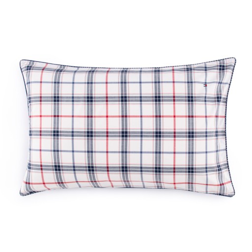 Fata de perna Tommy Hilfiger Navy Checks 50x80cm  Natural