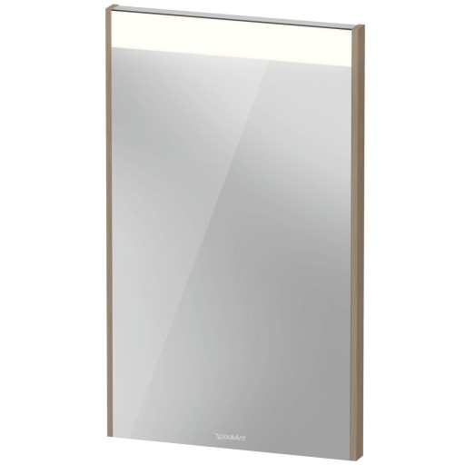 Oglinda cu iluminare LED Duravit Brioso 42x70cm  6W  IP44  stejar terra