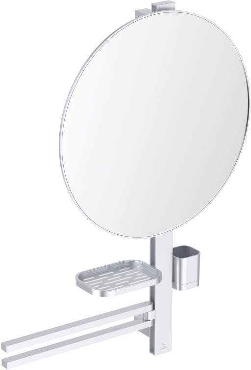 Set accesorii baie Ideal Standard Alu+ L  80cm  argintiu