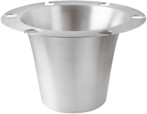 Frapiera Paderno cu suport pahare d 40.2cm  h 25.3cm  inox