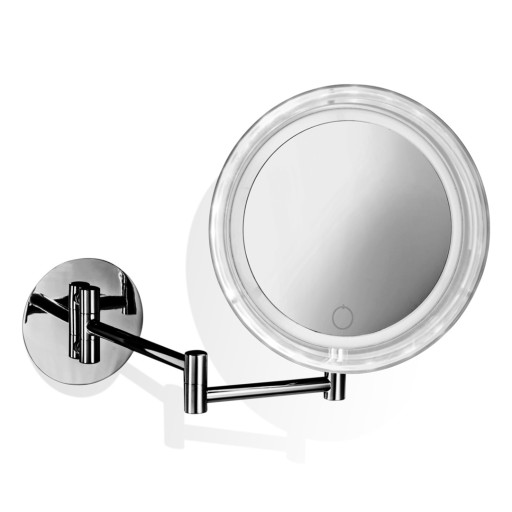 Oglinda cosmetica Decor Walther BS 17 Touch x5  19.5cm iluminare LED  montare pe perete  conectare la retea