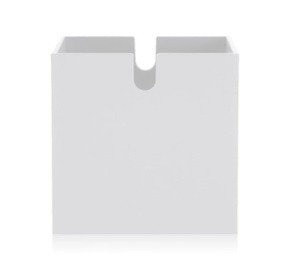 Cutie pentru biblioteca Kartell Polvara Cube design Giulio Polvara  35.5x35.5cm  alb