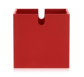Cutie pentru biblioteca Kartell Polvara Cube design Giulio Polvara  35.5x35.5cm  rosu