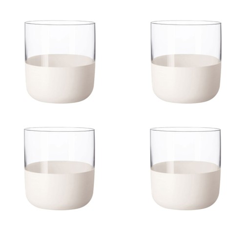 Set 4 pahare Villeroy & Boch Manufacture Rock Blanc shot  40 ml