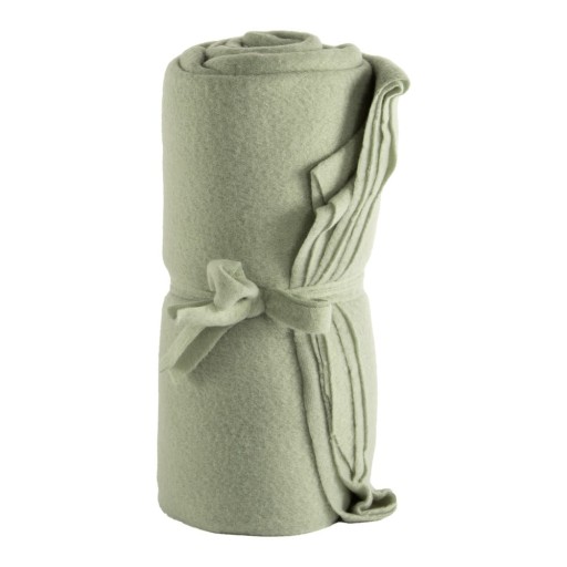 Pătură verde din polar/fleece 130x160 cm Riso – Tiseco Home Studio