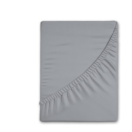 Cearceaf gri din flanelă cu elastic 90x200 cm – Good Morning