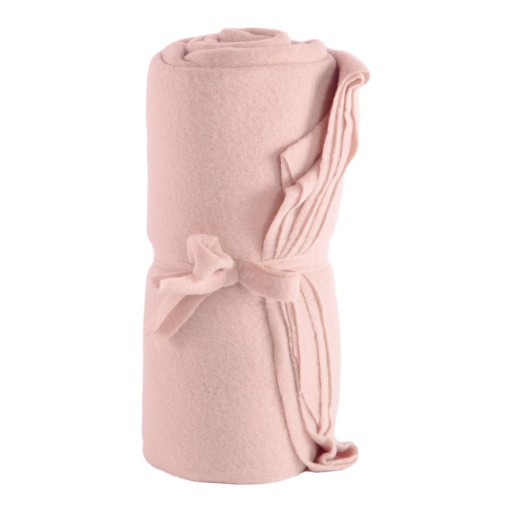 Pătură roz din polar/fleece 130x160 cm Riso – Tiseco Home Studio