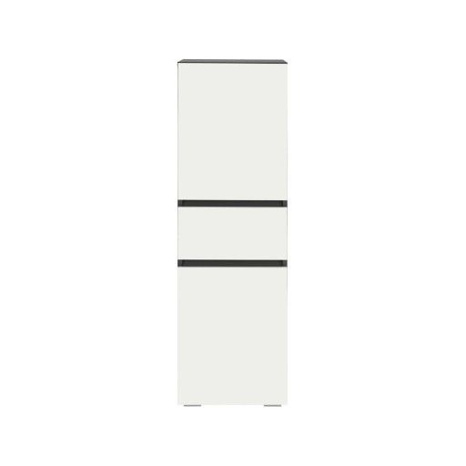 Dulap de baie alb/gri antracit înalt/îngust 38x130 cm Wisla – Støraa