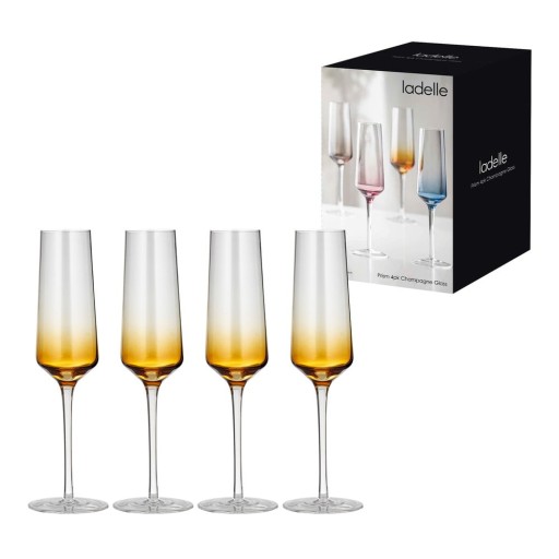 Set de pahare 4 buc. de șampanie 240 ml Prism – Ladelle